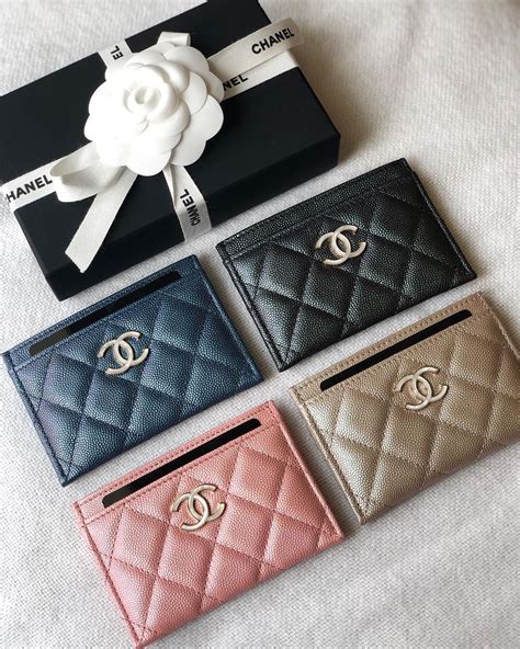 chanel card holser|chanel card holder women.